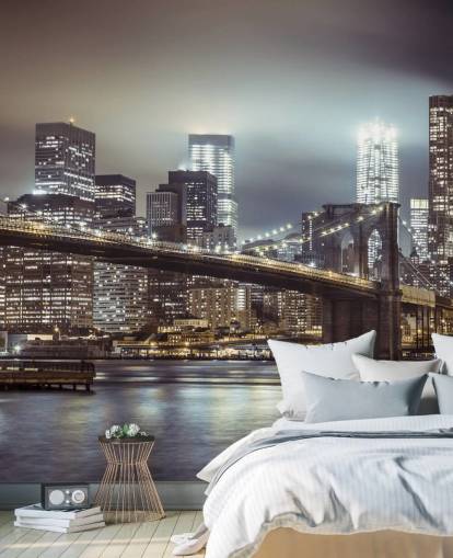 Fondo de pantalla de Brooklyn en la noche