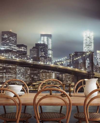 Fondo de pantalla de Brooklyn en la noche