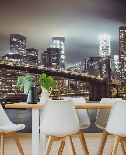 Fondo de pantalla de Brooklyn en la noche