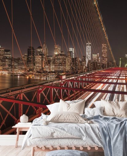 Brooklyn Bridge Street View Wallpaper