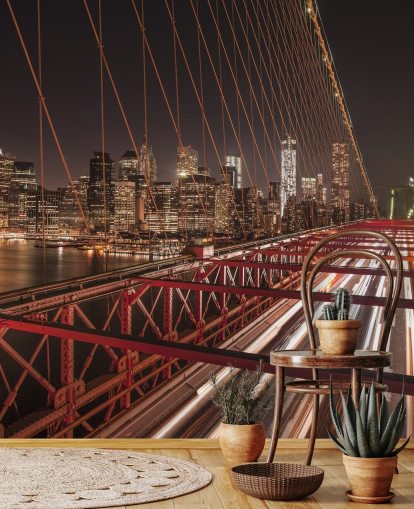 Brooklyn Bridge Street View Wallpaper