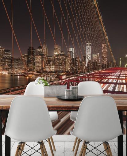 Brooklyn Bridge Street View Wallpaper