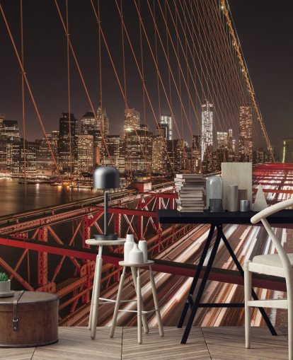 Brooklyn Bridge Street View Wallpaper