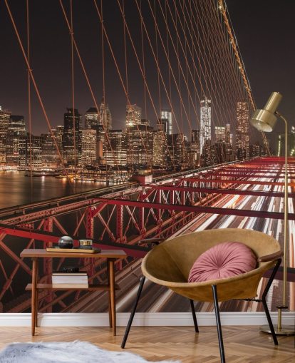 Brooklyn Bridge Street View Wallpaper