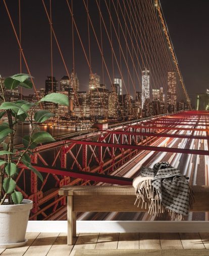 Papel de parede do Brooklyn Bridge Street View