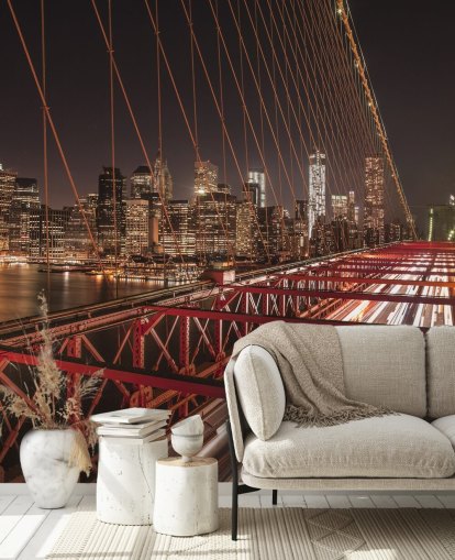 Brooklyn Bridge Street View Baggrund