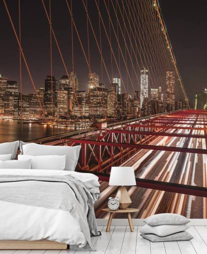 Brooklyn Bridge Street View Hintergrundbild Brooklyn Bridge Street View Hintergrundbild