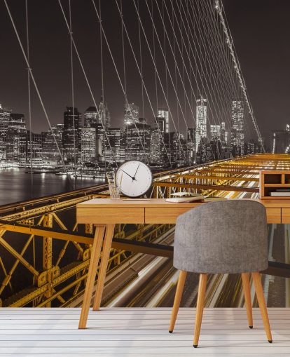 Brooklyn Bridge Bright Street Wall Mural Brooklyn Bridge Bright Street Wall Mural