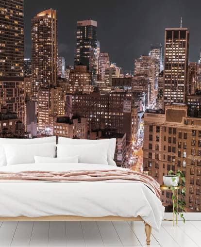 Nedre Manhattan Lights Veggmaleri