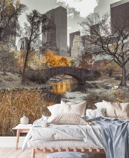 Vannstrøm på Central Park Wall Mural