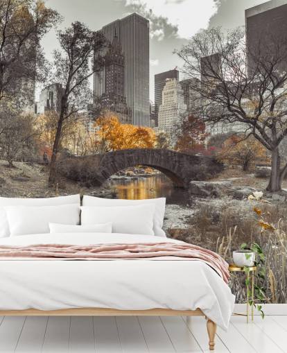 Mural de pared Corriente de agua en Central Park