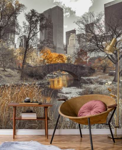 Vannstrøm på Central Park Wall Mural