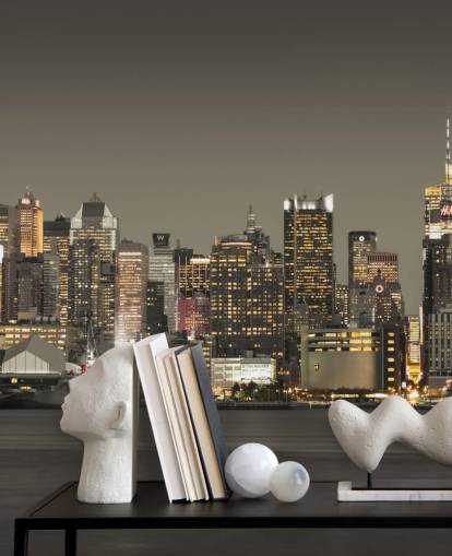 New York skyskrapa lampor Bakgrund New York skyskrapa lampor Bakgrund