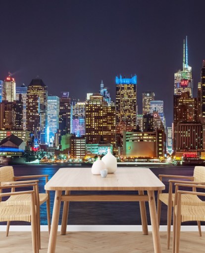 New York Lyser Veggmaleri