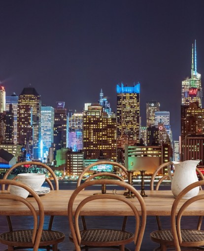 Mural de pared Luces brillantes de Nueva York