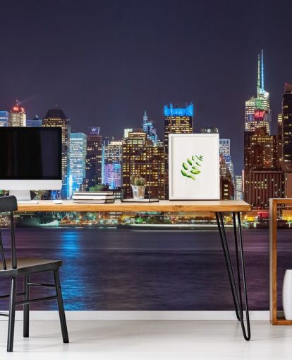 Mural de pared Luces brillantes de Nueva York