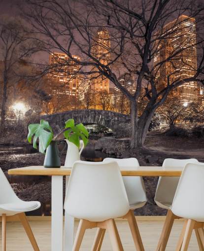 Central Park Steinbrücke Tapete