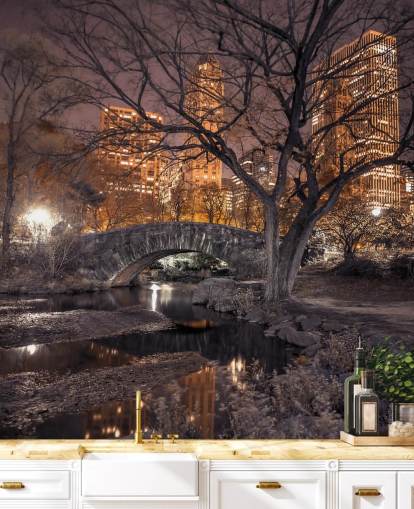 Fondo de pantalla de Central Park Stone Bridge