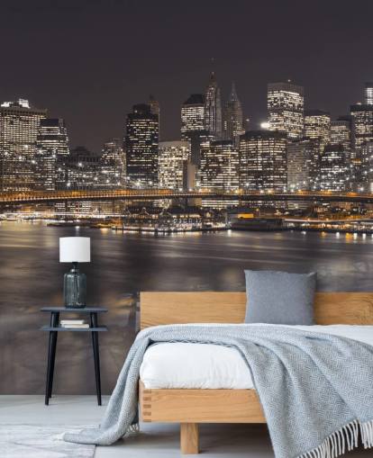 Brooklyn Bridge Atmospheric Wall Mural