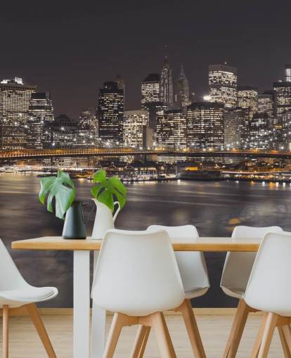 Brooklyn Bridge Atmospheric Wall Mural