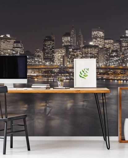 Brooklyn Bridge Ilmakehän seinämaalaus