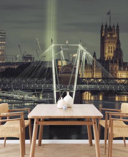 Bright Lights at the London Eye Wallpaper