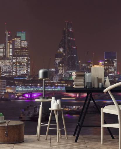 Sfondo vista panoramica dello skyline di Londra