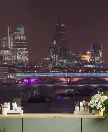 Sfondo vista panoramica dello skyline di Londra Sfondo vista panoramica dello skyline di Londra