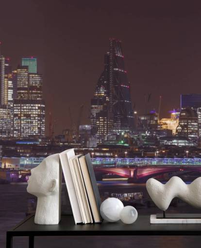 Panoramablick auf die Skyline von London Wallpaper