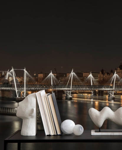 Mural de pared Luces nocturnas sobre Londres