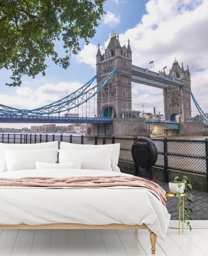 Tower Bridge from the Thames Promenade Wall Mural
