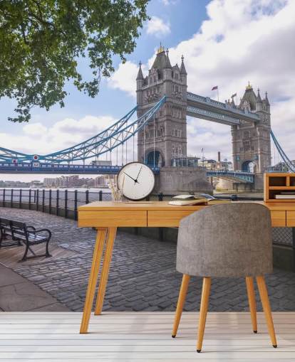Tower Bridge from the Thames Promenade Wall Mural
