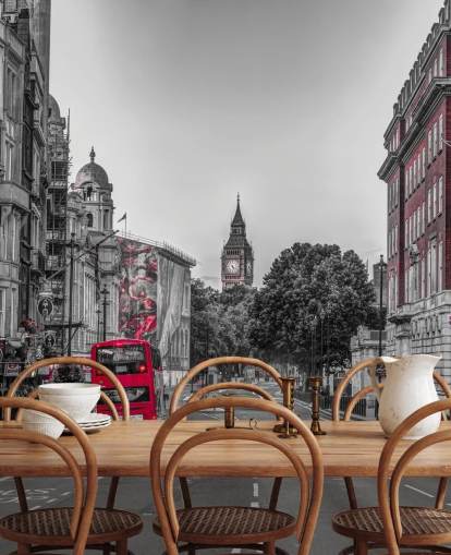 Streets of London Color Splash veggmaleri