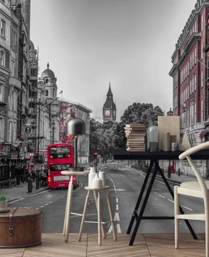 Streets of London Colour Splash Wall Mural Streets of London Colour Splash Wall Mural