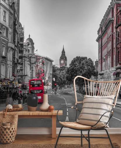 Streets of London Color Splash veggmaleri