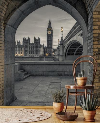 Vue de Westminster et Big Ben papier peint Vue de Westminster et Big Ben papier peint