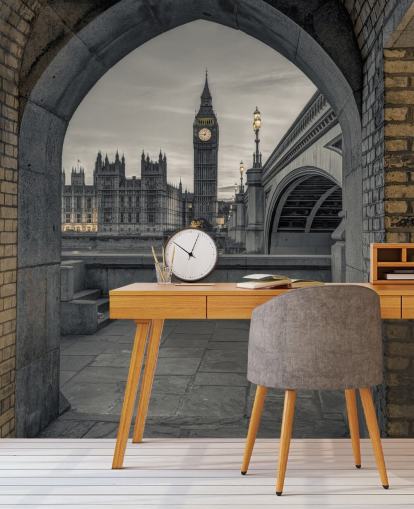 Ansicht von Westminster und Big Ben Tapete Ansicht von Westminster und Big Ben Tapete