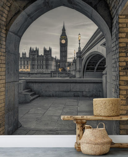 Udsigt over Westminster og Big Ben tapet Udsigt over Westminster og Big Ben tapet