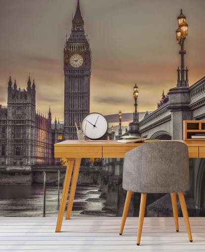 Murale del Ponte di Westminster e del Big Ben