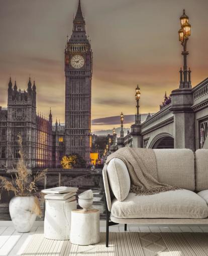 Westminsterin silta ja Big Ben -seinämaalaus