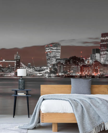 londres à noite papel de parede