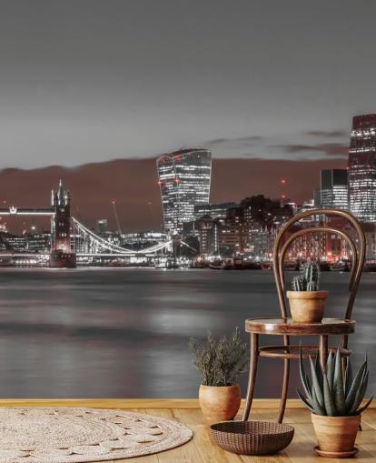 carta da parati londra di notte carta da parati londra di notte