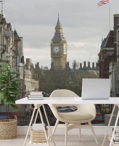 Trafalgar Square com papel de parede Big Ben