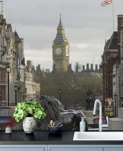 Trafalgar Square med Big Ben tapetmaleri