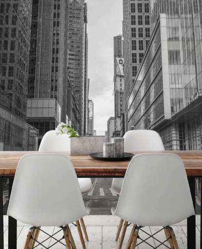 Cab on New York City Street Wall Mural