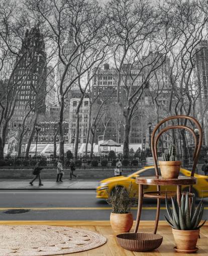 Papier Peint Fresque Taxis de New York