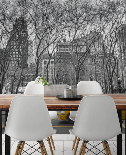 New York Taxi Colour Splash Wall Mural