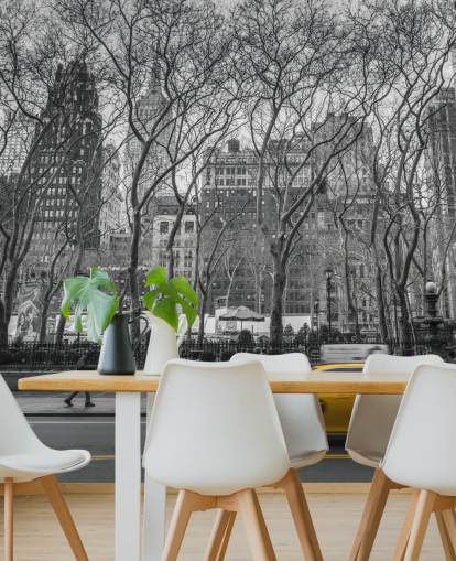 New York Taxi Colour Splash Wall Mural