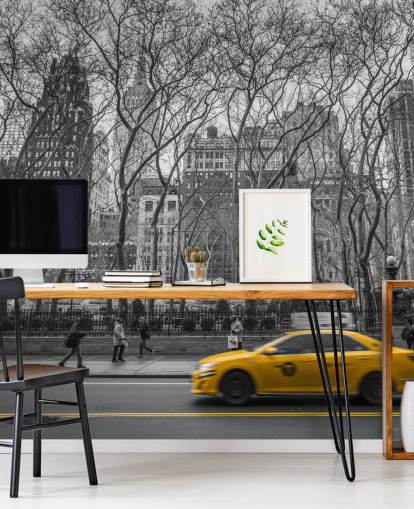 Papier Peint Fresque Taxis de New York