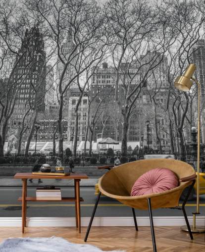 New York Taxi Colour Splash Wall Mural